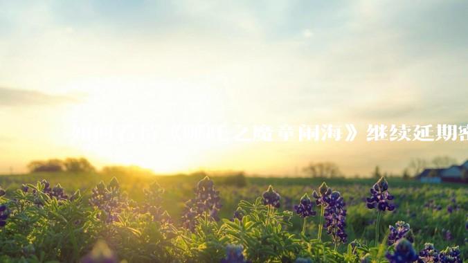 如何看待《哪吒之魔童闹海》继续延期密钥到 5 月 31 日？